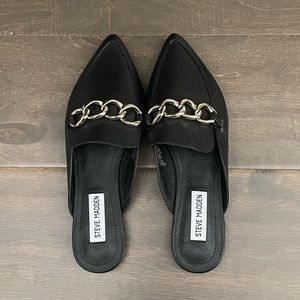 Black Steve Madden Mules